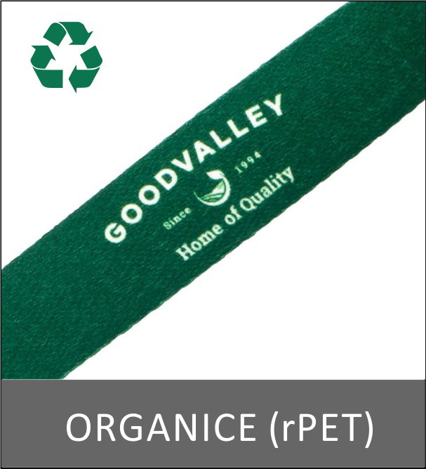 Textura panglicii organice din rPET reciclat